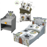 Set Medieval Castle 3-piese - pat lenjerie noptiera